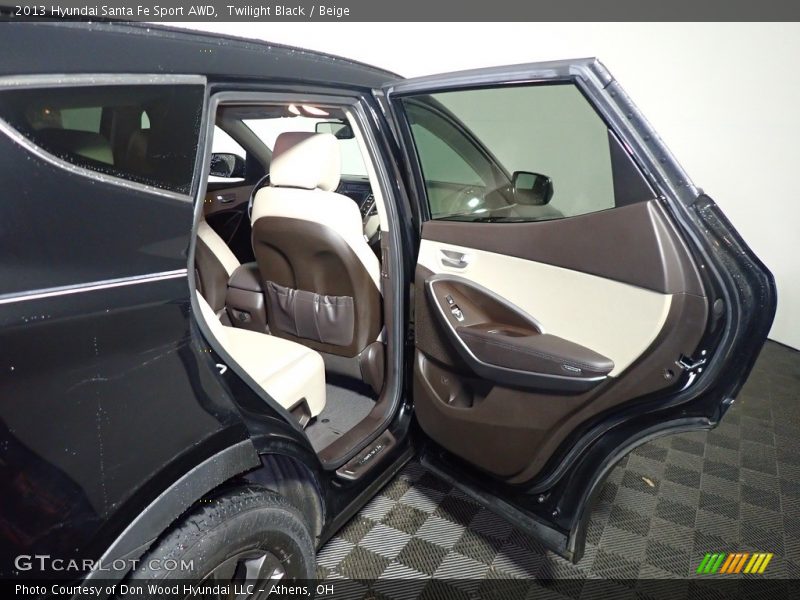 Twilight Black / Beige 2013 Hyundai Santa Fe Sport AWD