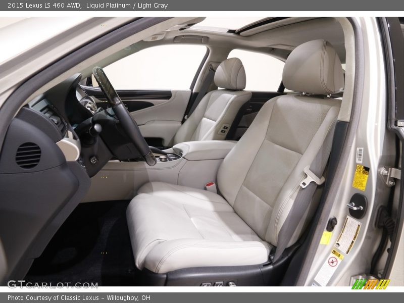  2015 LS 460 AWD Light Gray Interior
