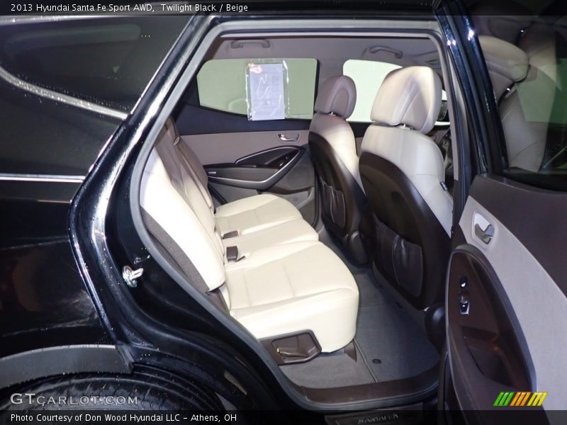 Twilight Black / Beige 2013 Hyundai Santa Fe Sport AWD