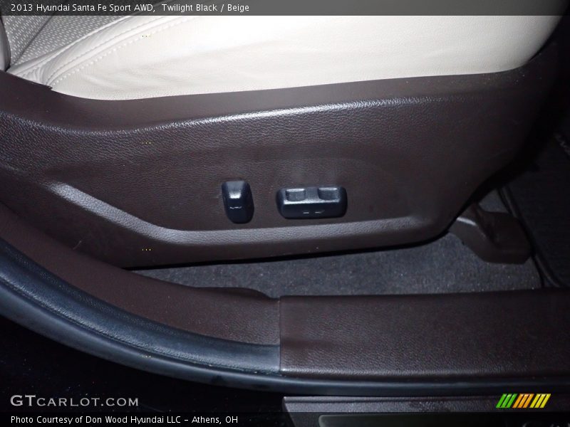 Twilight Black / Beige 2013 Hyundai Santa Fe Sport AWD