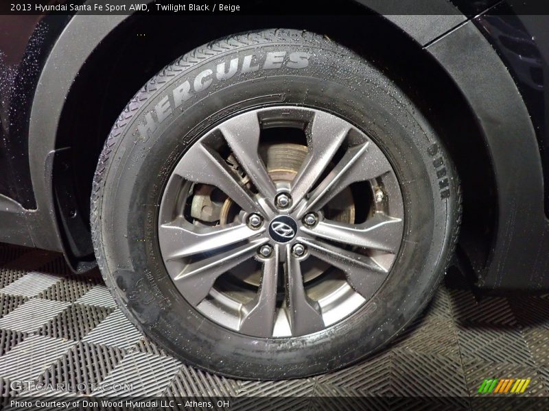 Twilight Black / Beige 2013 Hyundai Santa Fe Sport AWD
