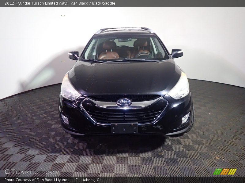 Ash Black / Black/Saddle 2012 Hyundai Tucson Limited AWD