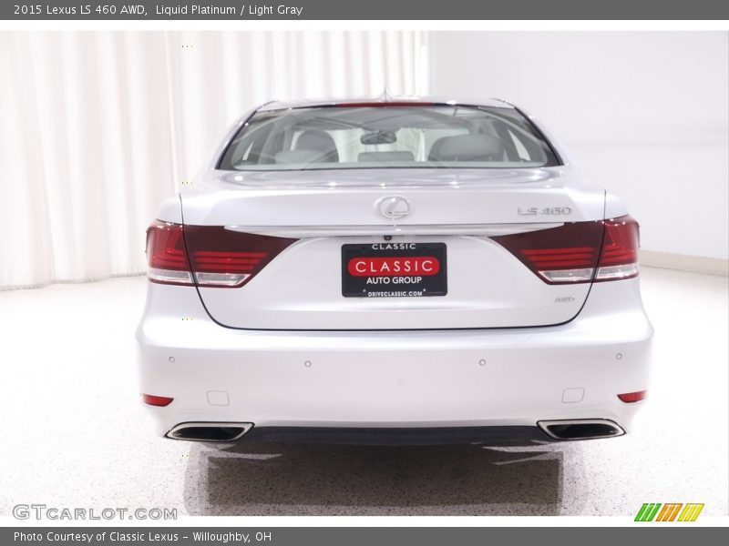 Liquid Platinum / Light Gray 2015 Lexus LS 460 AWD