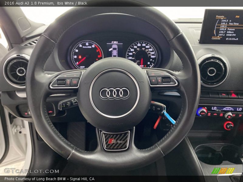 Ibis White / Black 2016 Audi A3 1.8 Premium