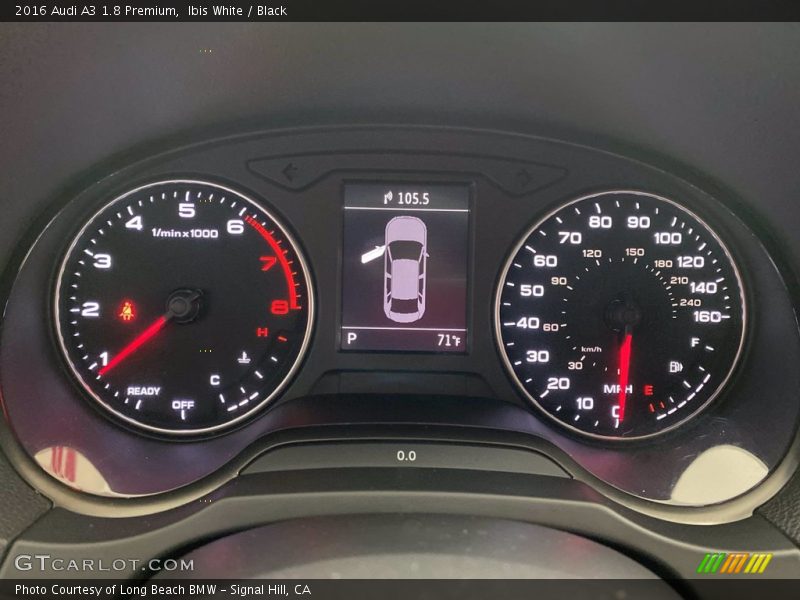 Ibis White / Black 2016 Audi A3 1.8 Premium