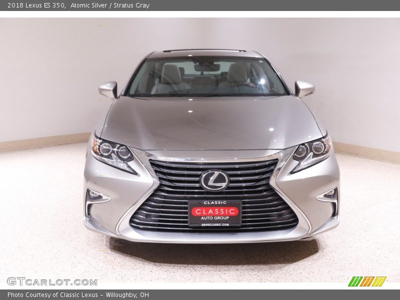 Atomic Silver / Stratus Gray 2018 Lexus ES 350