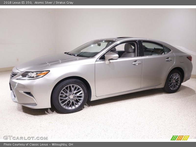 Atomic Silver / Stratus Gray 2018 Lexus ES 350