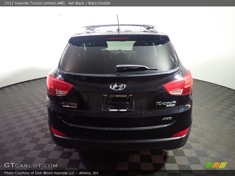 Ash Black / Black/Saddle 2012 Hyundai Tucson Limited AWD