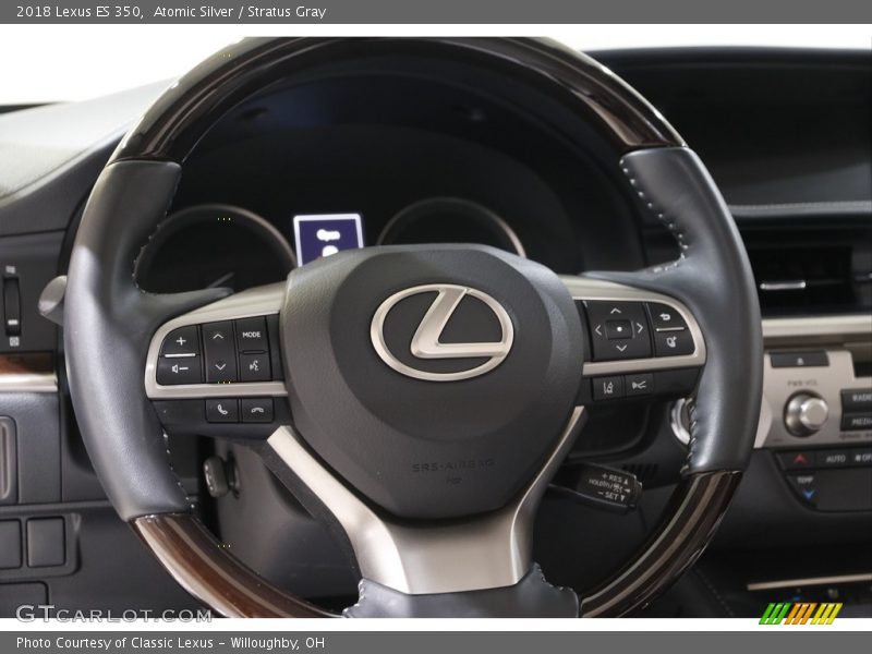 Atomic Silver / Stratus Gray 2018 Lexus ES 350