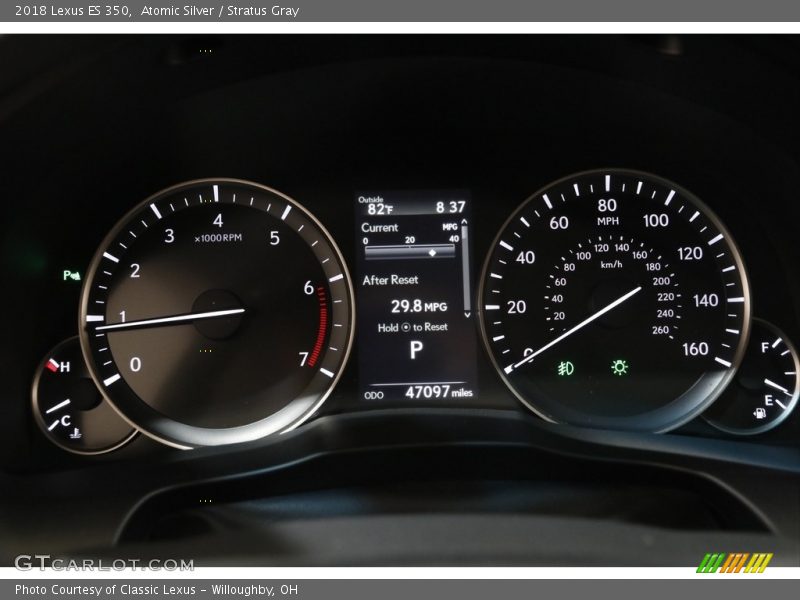 Atomic Silver / Stratus Gray 2018 Lexus ES 350