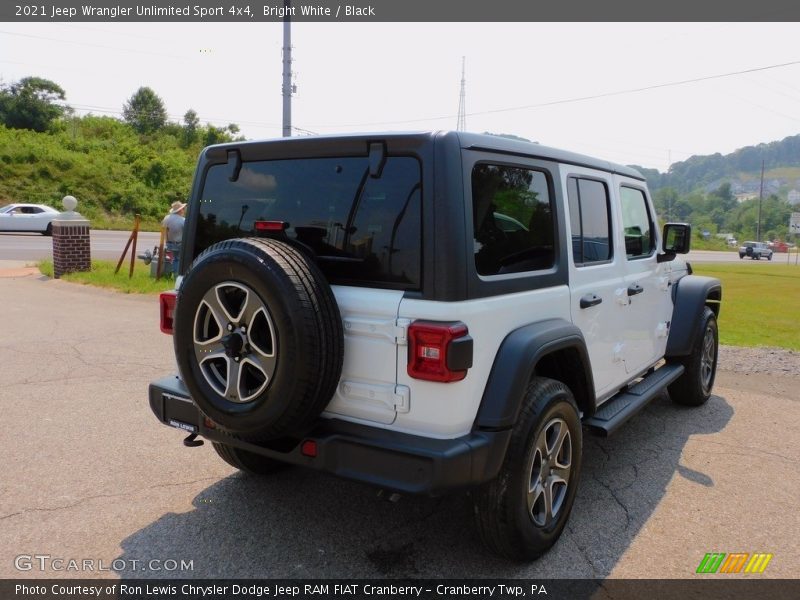 Bright White / Black 2021 Jeep Wrangler Unlimited Sport 4x4