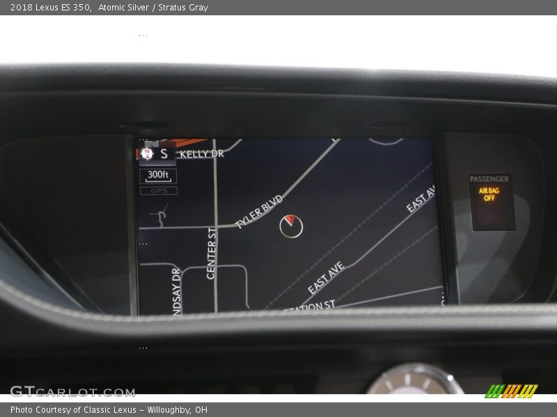 Atomic Silver / Stratus Gray 2018 Lexus ES 350