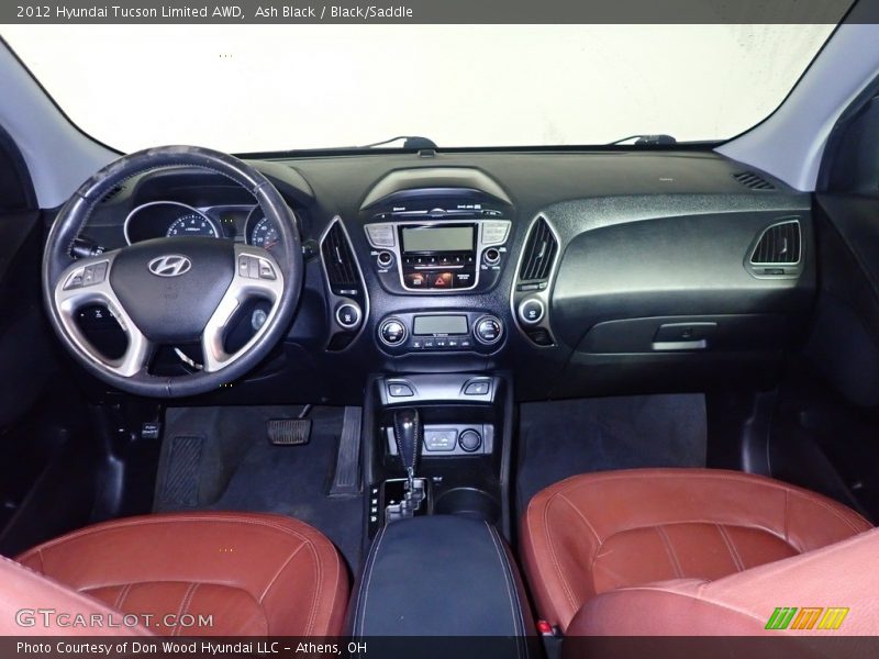 Ash Black / Black/Saddle 2012 Hyundai Tucson Limited AWD