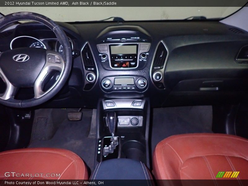 Ash Black / Black/Saddle 2012 Hyundai Tucson Limited AWD