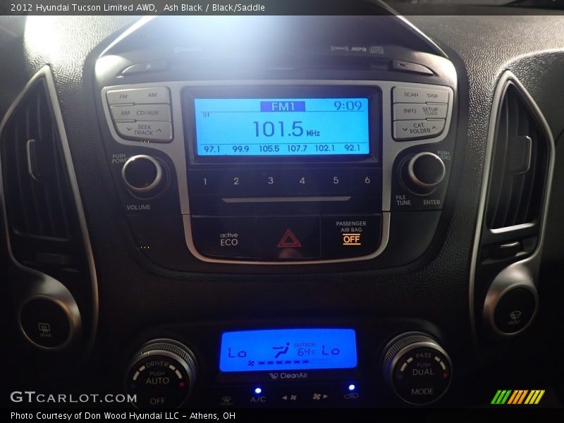 Ash Black / Black/Saddle 2012 Hyundai Tucson Limited AWD