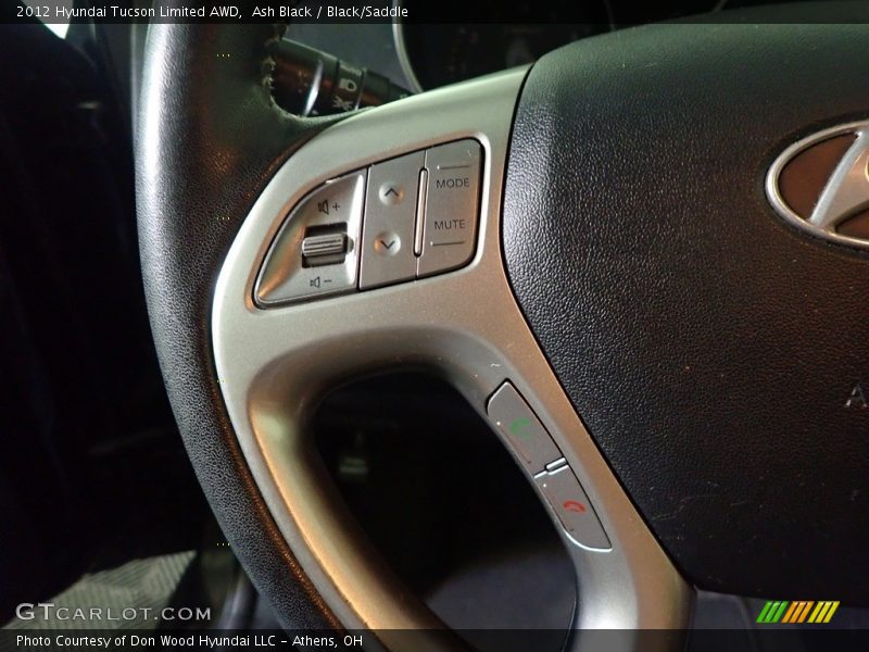 Ash Black / Black/Saddle 2012 Hyundai Tucson Limited AWD