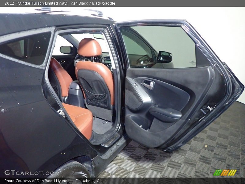 Ash Black / Black/Saddle 2012 Hyundai Tucson Limited AWD