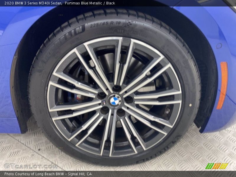 Portimao Blue Metallic / Black 2020 BMW 3 Series M340i Sedan