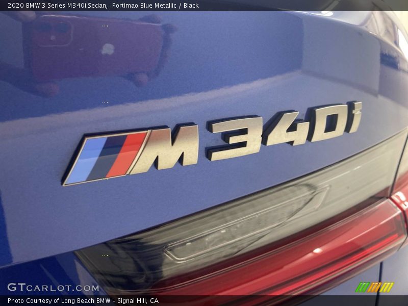 Portimao Blue Metallic / Black 2020 BMW 3 Series M340i Sedan