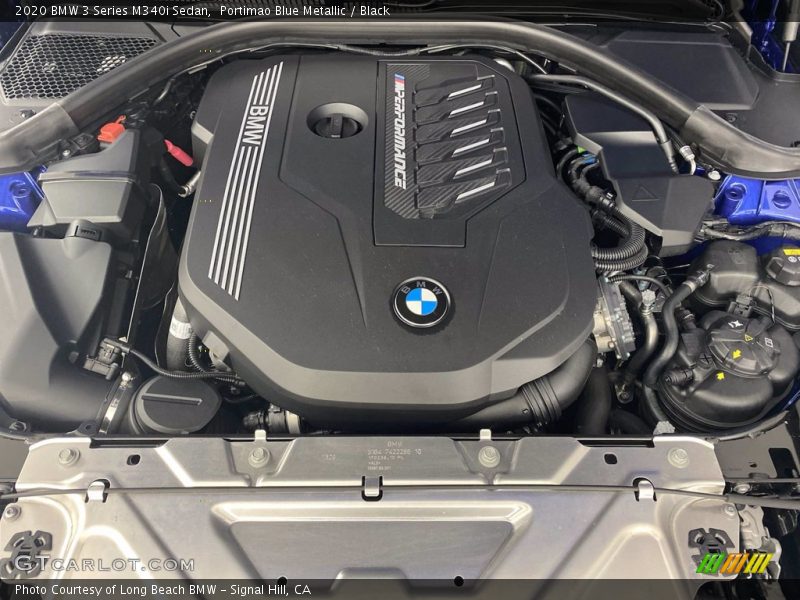 Portimao Blue Metallic / Black 2020 BMW 3 Series M340i Sedan