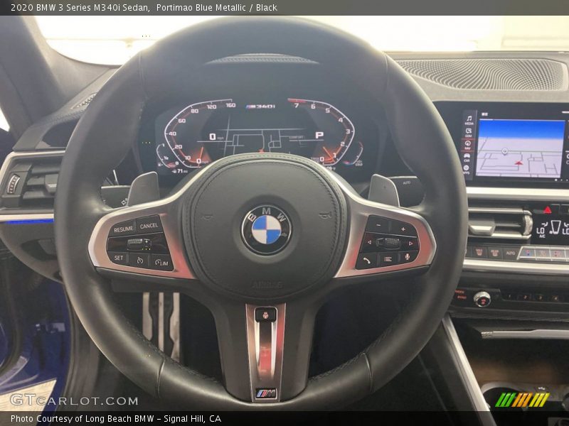 Portimao Blue Metallic / Black 2020 BMW 3 Series M340i Sedan