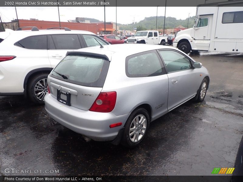 Satin Silver Metallic / Black 2002 Honda Civic Si Hatchback