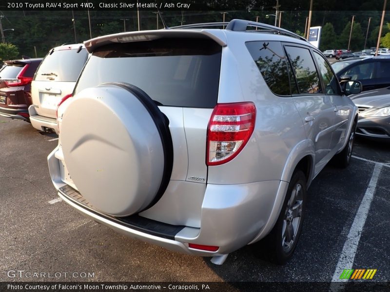 Classic Silver Metallic / Ash Gray 2010 Toyota RAV4 Sport 4WD