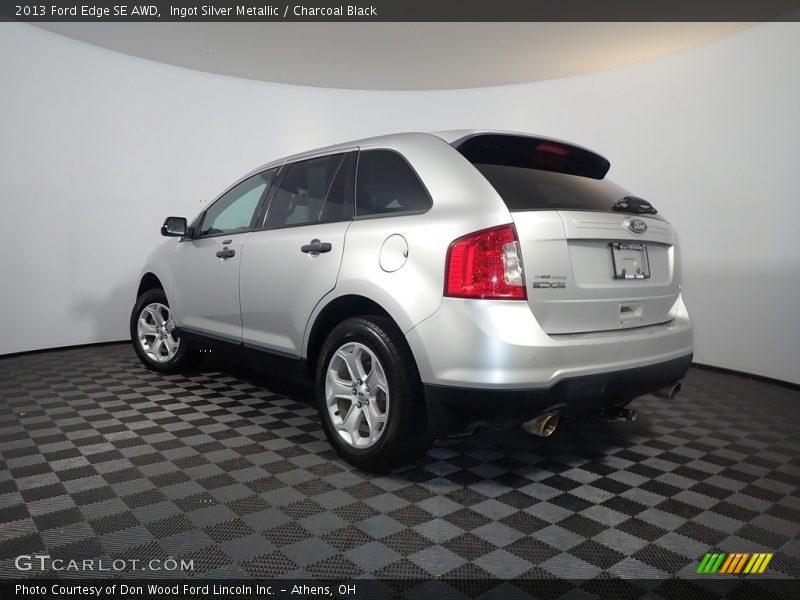 Ingot Silver Metallic / Charcoal Black 2013 Ford Edge SE AWD