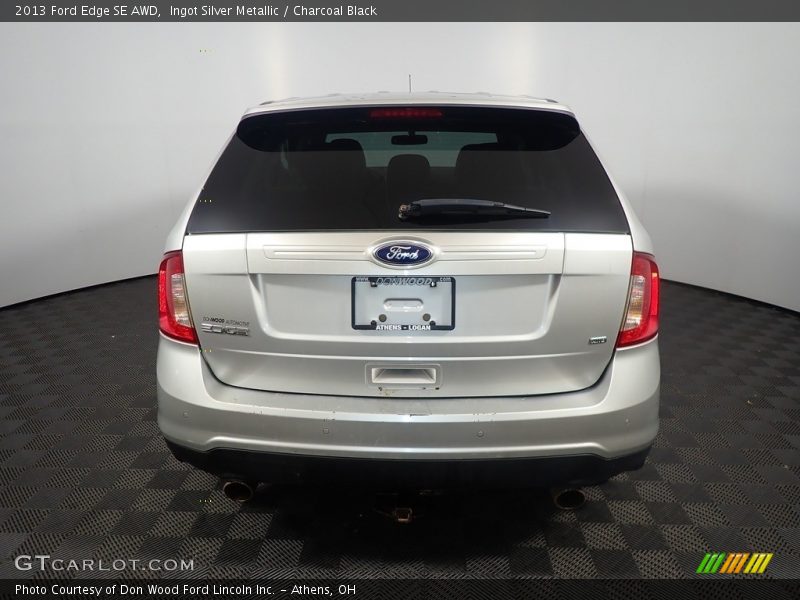 Ingot Silver Metallic / Charcoal Black 2013 Ford Edge SE AWD
