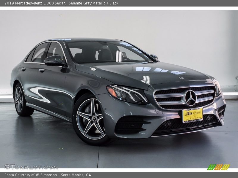 Selenite Grey Metallic / Black 2019 Mercedes-Benz E 300 Sedan