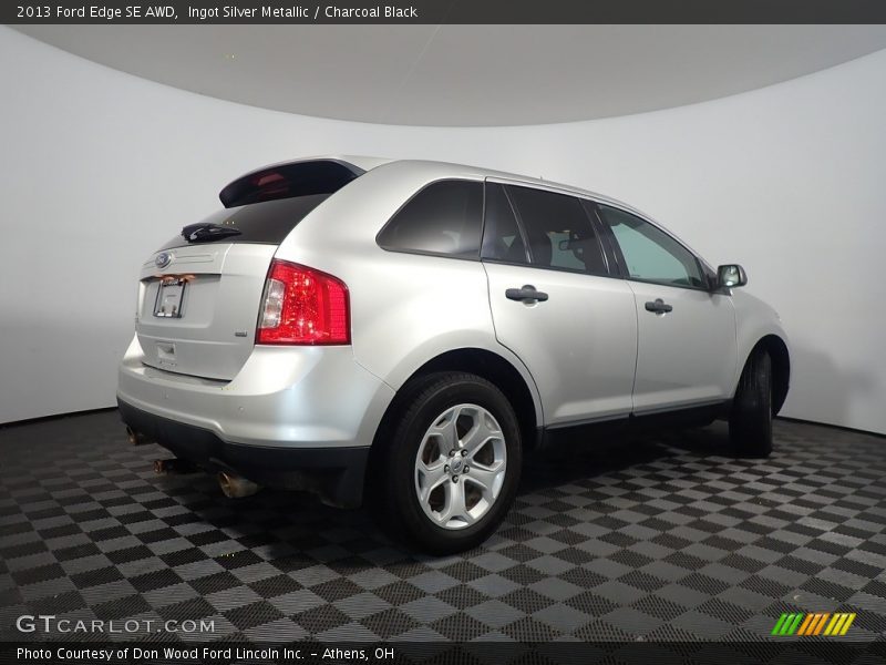 Ingot Silver Metallic / Charcoal Black 2013 Ford Edge SE AWD