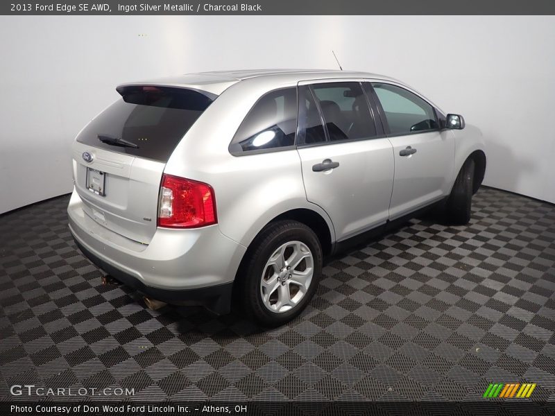 Ingot Silver Metallic / Charcoal Black 2013 Ford Edge SE AWD