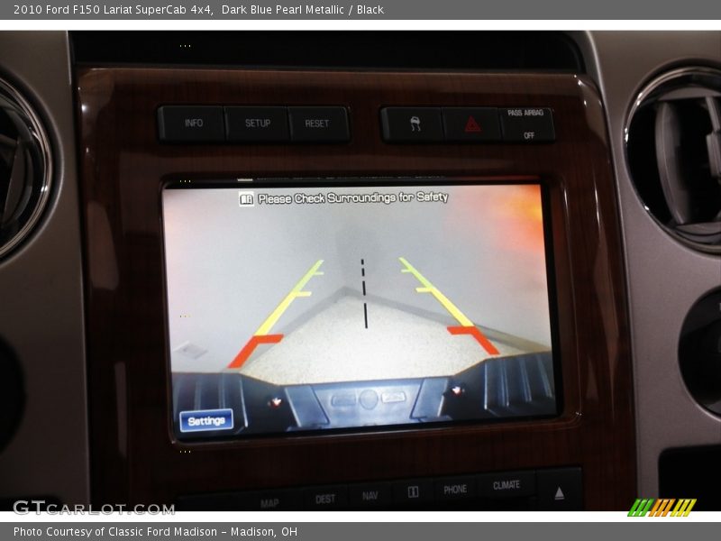 Dark Blue Pearl Metallic / Black 2010 Ford F150 Lariat SuperCab 4x4