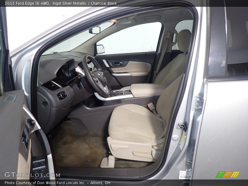 Ingot Silver Metallic / Charcoal Black 2013 Ford Edge SE AWD
