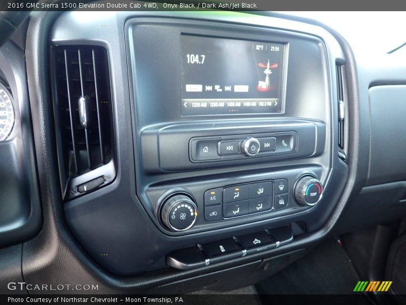 Controls of 2016 Sierra 1500 Elevation Double Cab 4WD