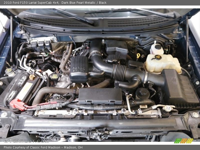 Dark Blue Pearl Metallic / Black 2010 Ford F150 Lariat SuperCab 4x4