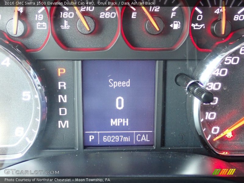 Onyx Black / Dark Ash/Jet Black 2016 GMC Sierra 1500 Elevation Double Cab 4WD
