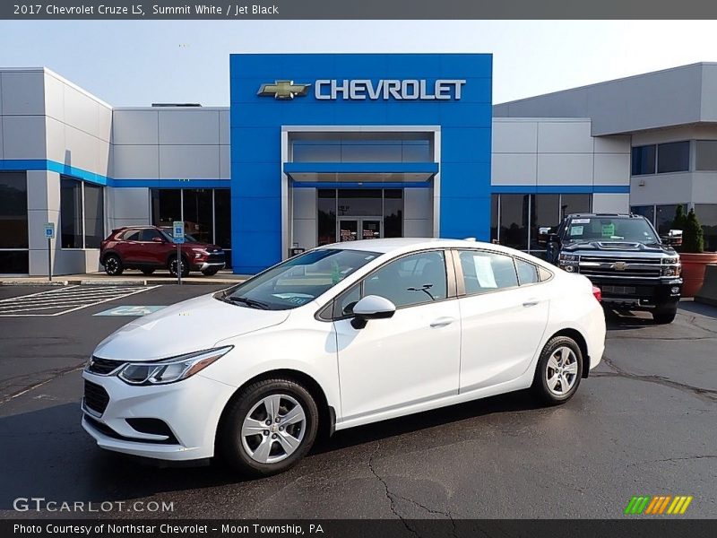 Summit White / Jet Black 2017 Chevrolet Cruze LS