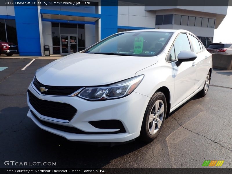 Summit White / Jet Black 2017 Chevrolet Cruze LS
