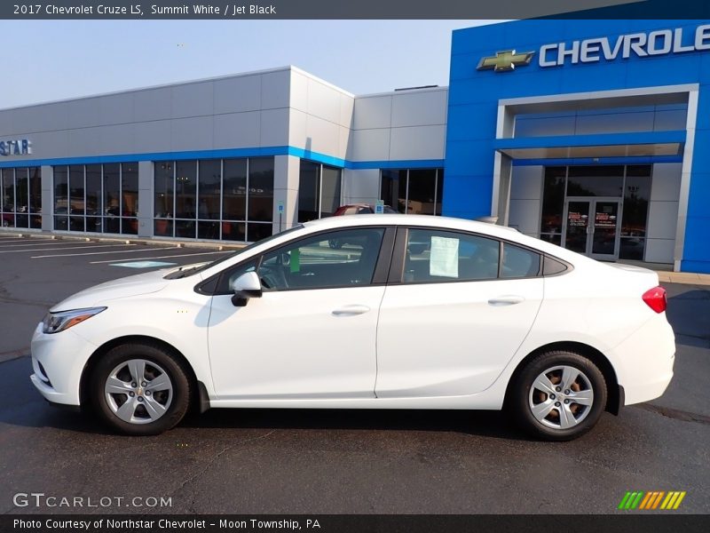 Summit White / Jet Black 2017 Chevrolet Cruze LS