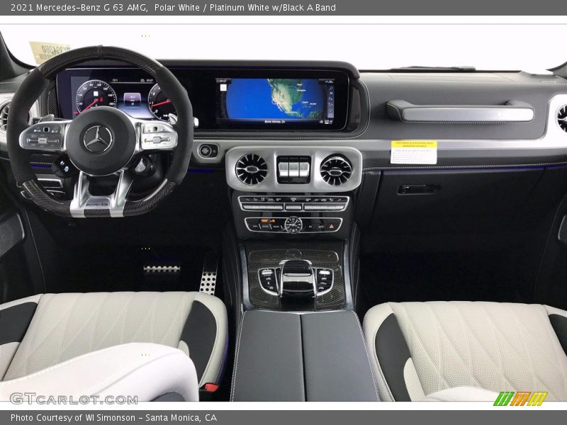 Dashboard of 2021 G 63 AMG