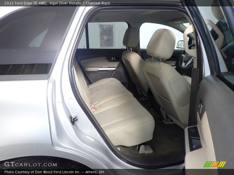 Ingot Silver Metallic / Charcoal Black 2013 Ford Edge SE AWD