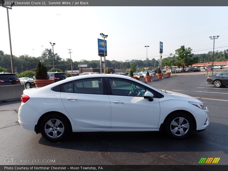 Summit White / Jet Black 2017 Chevrolet Cruze LS