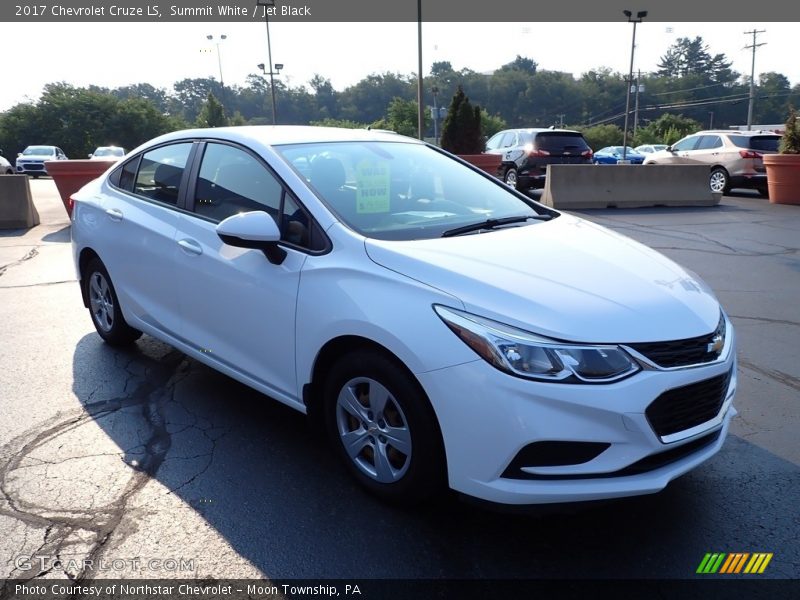 Summit White / Jet Black 2017 Chevrolet Cruze LS