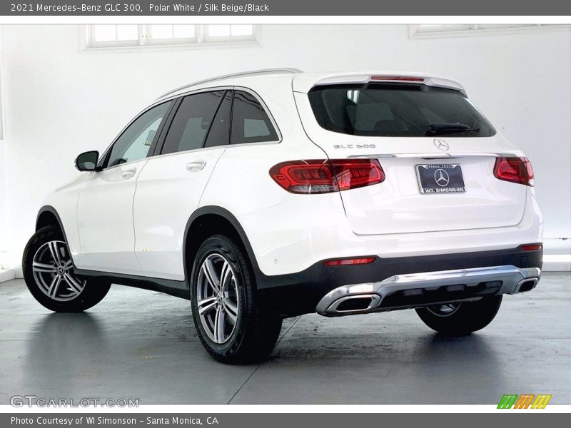 Polar White / Silk Beige/Black 2021 Mercedes-Benz GLC 300