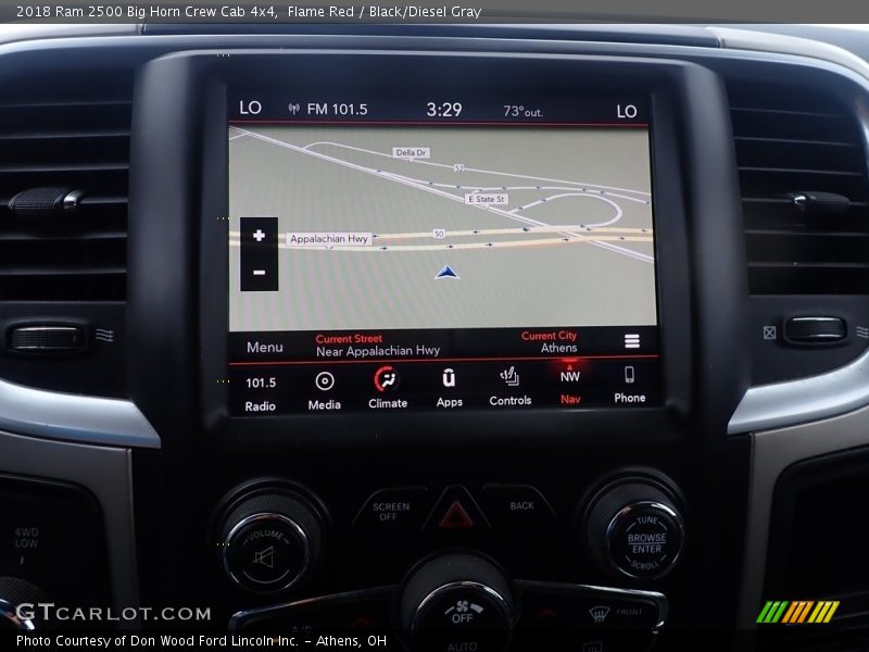 Flame Red / Black/Diesel Gray 2018 Ram 2500 Big Horn Crew Cab 4x4