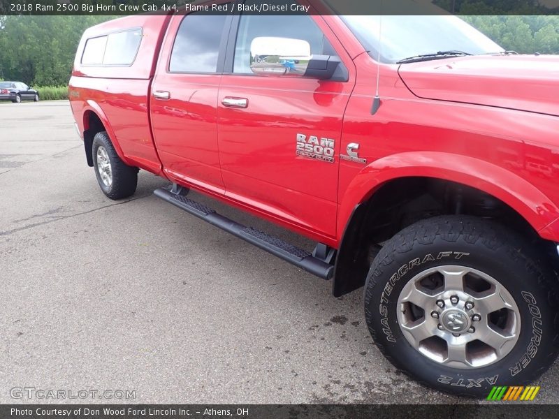 Flame Red / Black/Diesel Gray 2018 Ram 2500 Big Horn Crew Cab 4x4