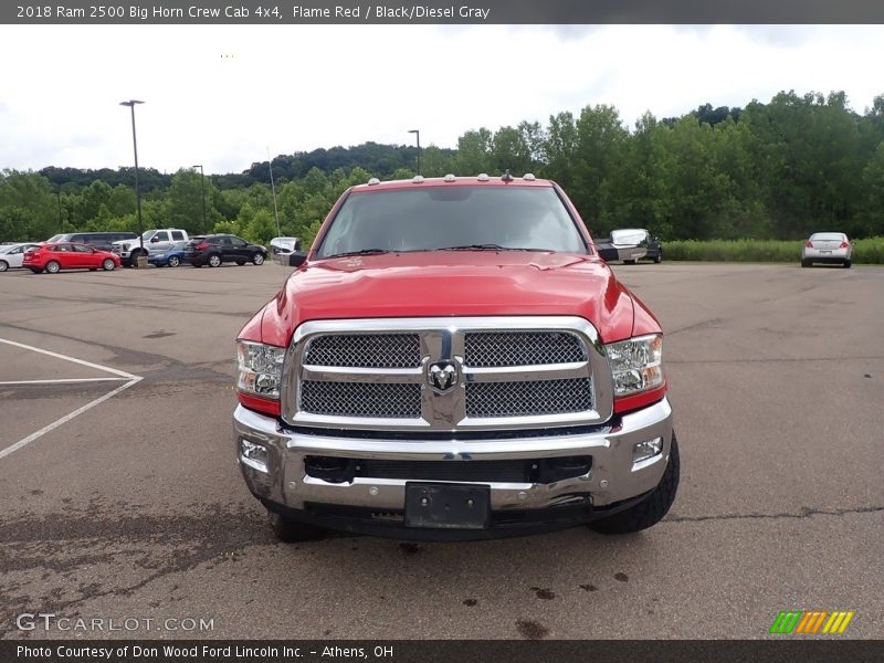 Flame Red / Black/Diesel Gray 2018 Ram 2500 Big Horn Crew Cab 4x4