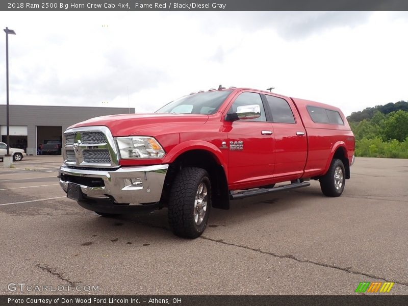 Flame Red / Black/Diesel Gray 2018 Ram 2500 Big Horn Crew Cab 4x4