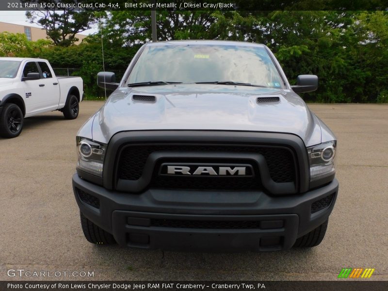 Billet Silver Metallic / Diesel Gray/Black 2021 Ram 1500 Classic Quad Cab 4x4